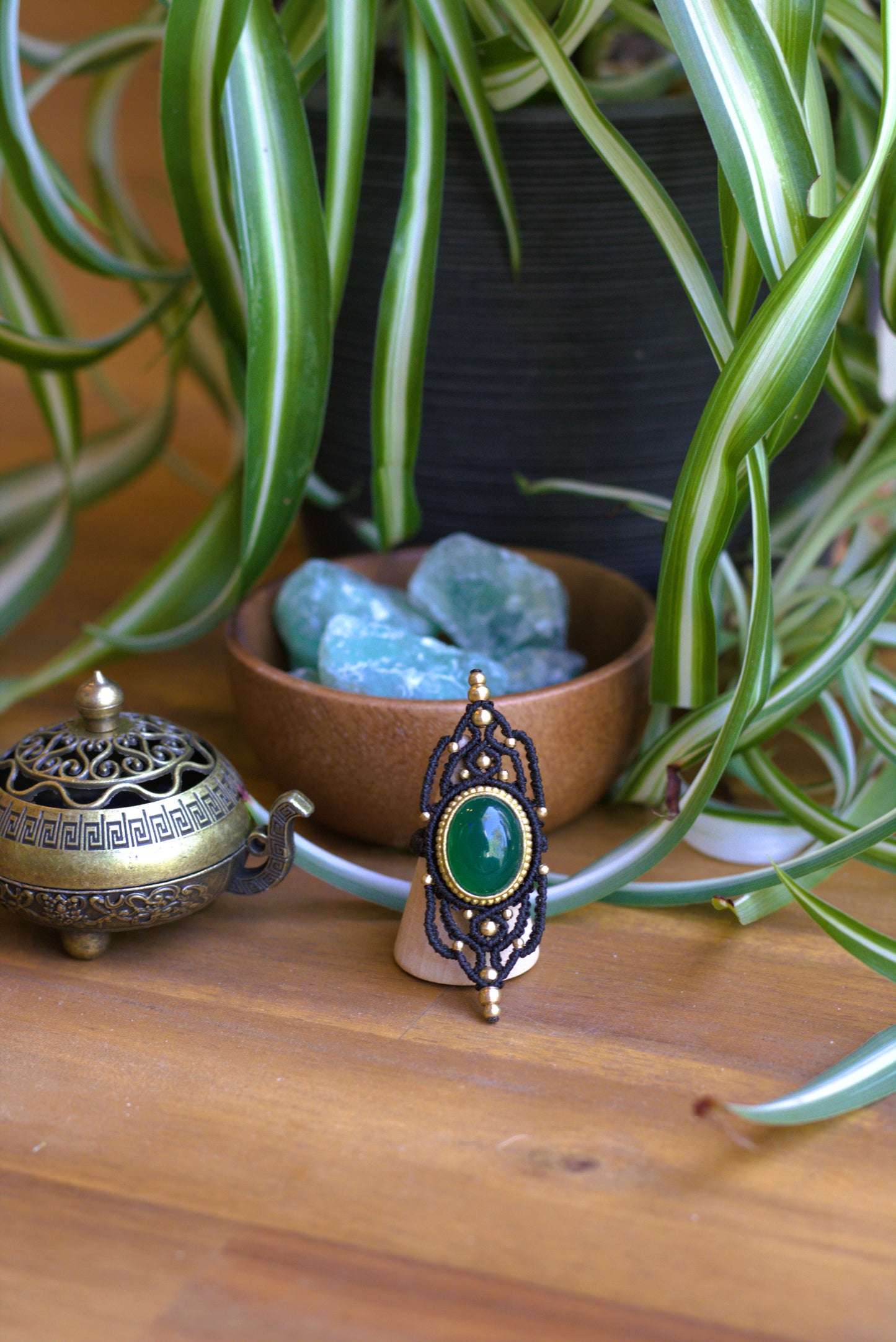 Green Onyx ring