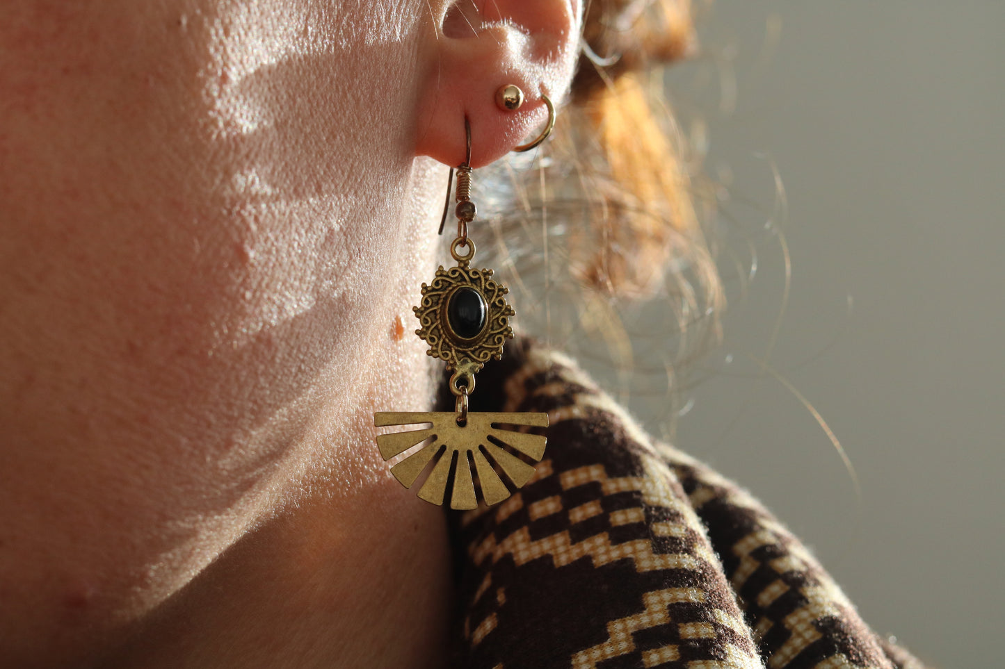 Earring with Tourmaline