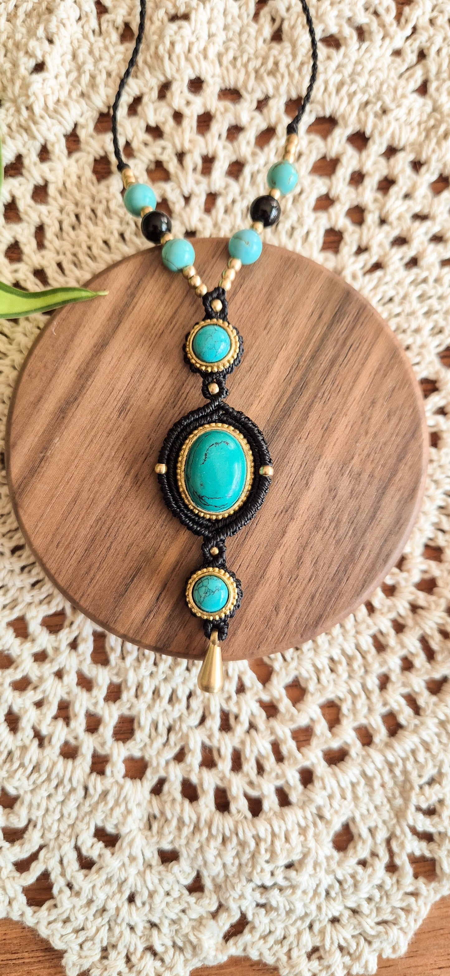 Luna – Customisable Micro‑Macramé Pendant (Handmade in Australia)