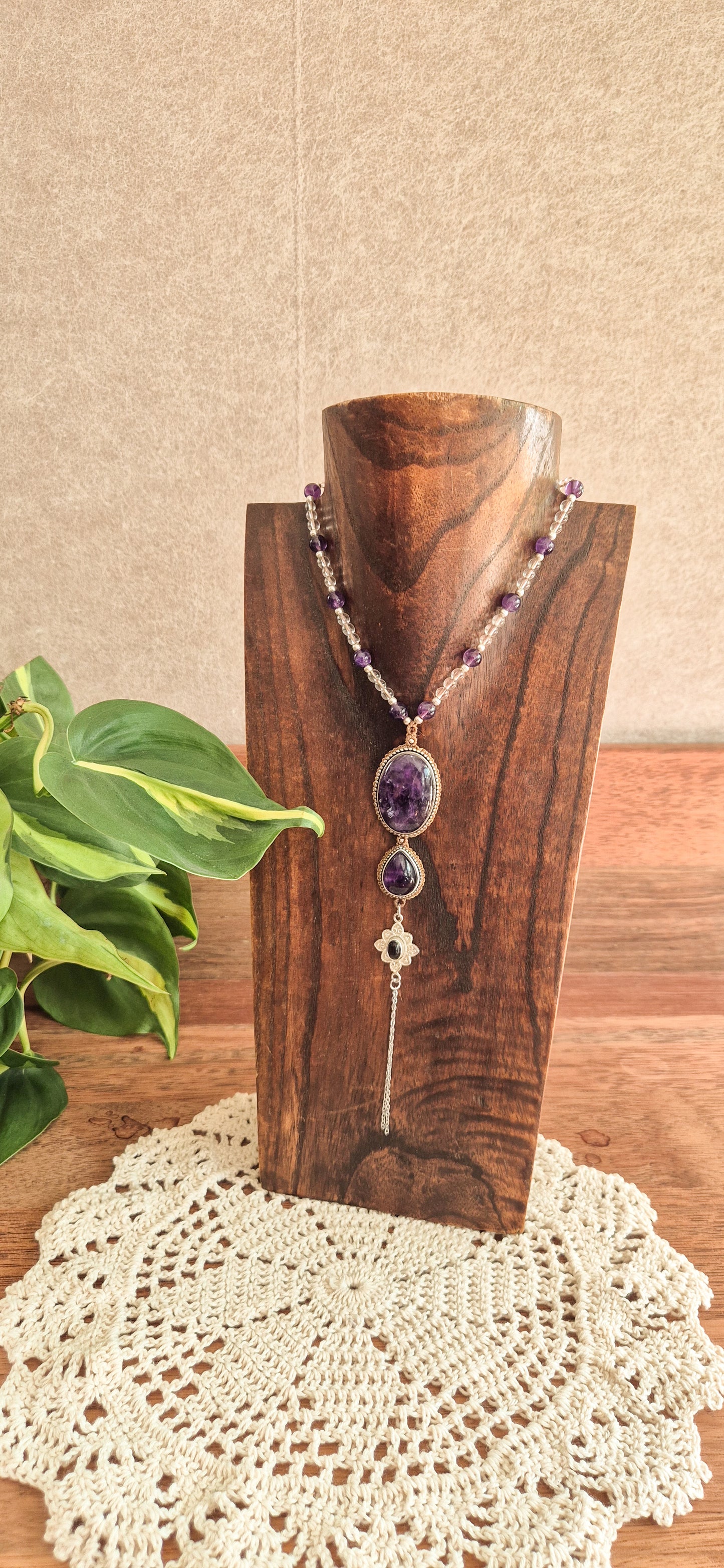 Freya – Customisable Micro‑Macramé Pendant (Handmade in Australia)