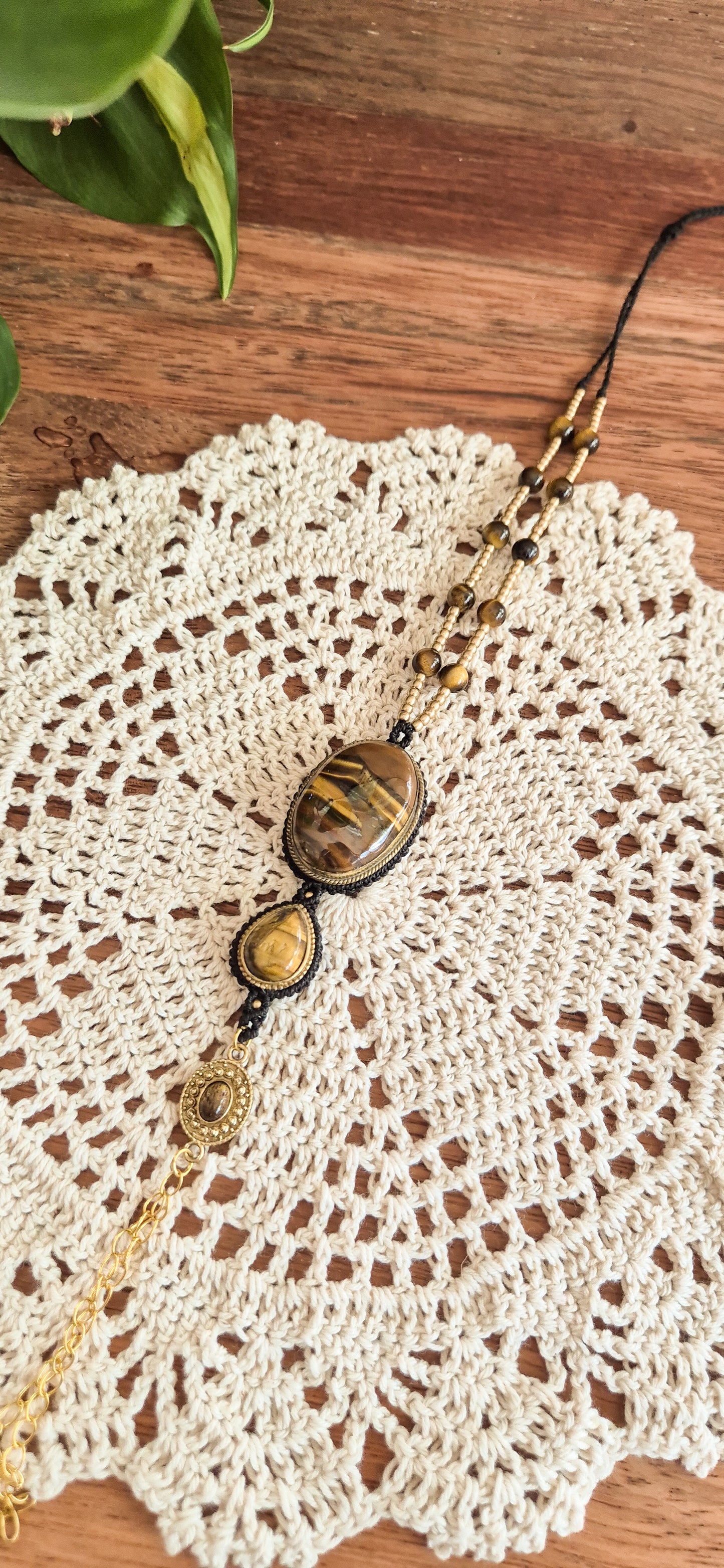Freya – Customisable Micro‑Macramé Pendant (Handmade in Australia)