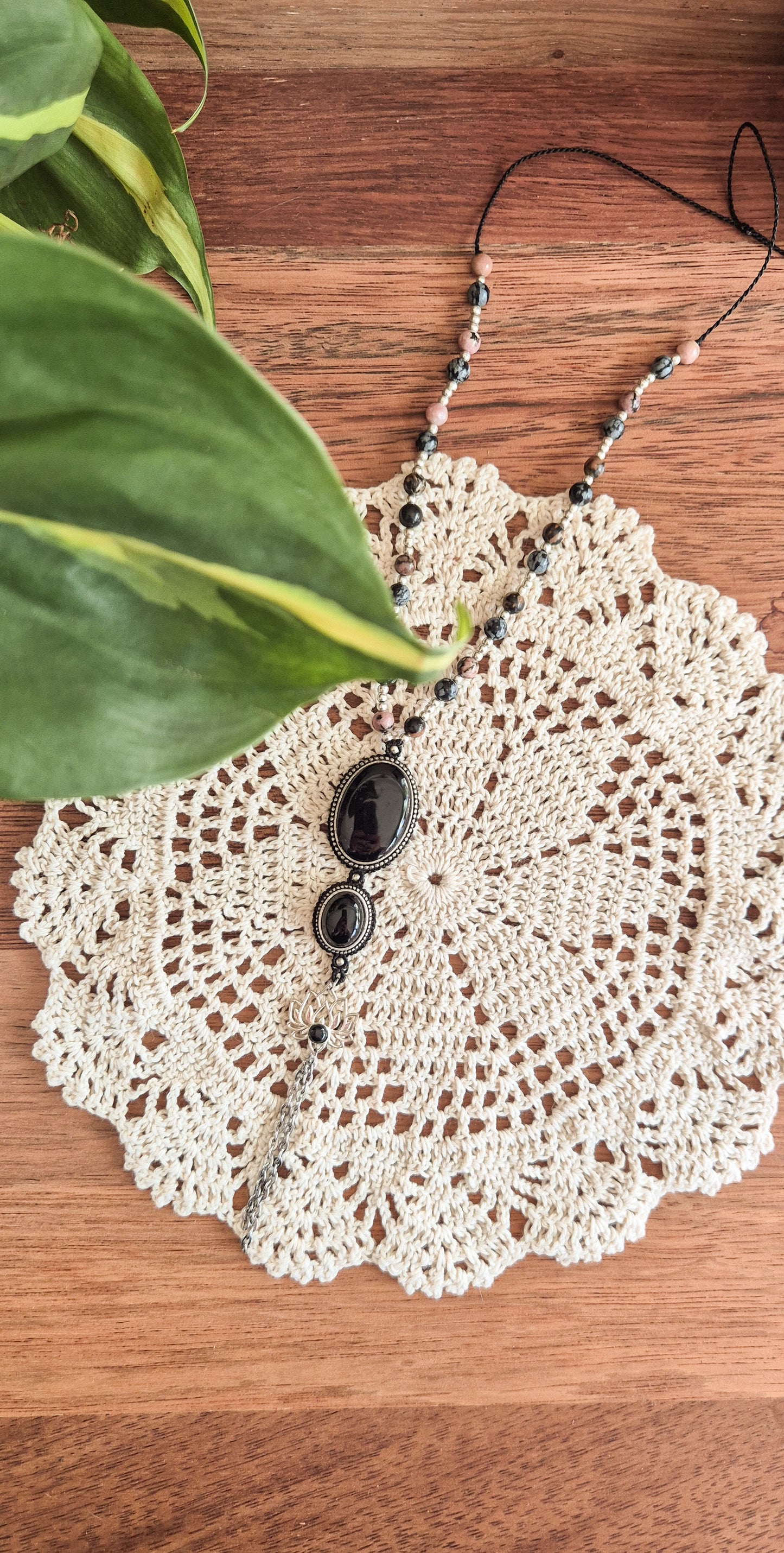 Freya – Customisable Micro‑Macramé Pendant (Handmade in Australia)