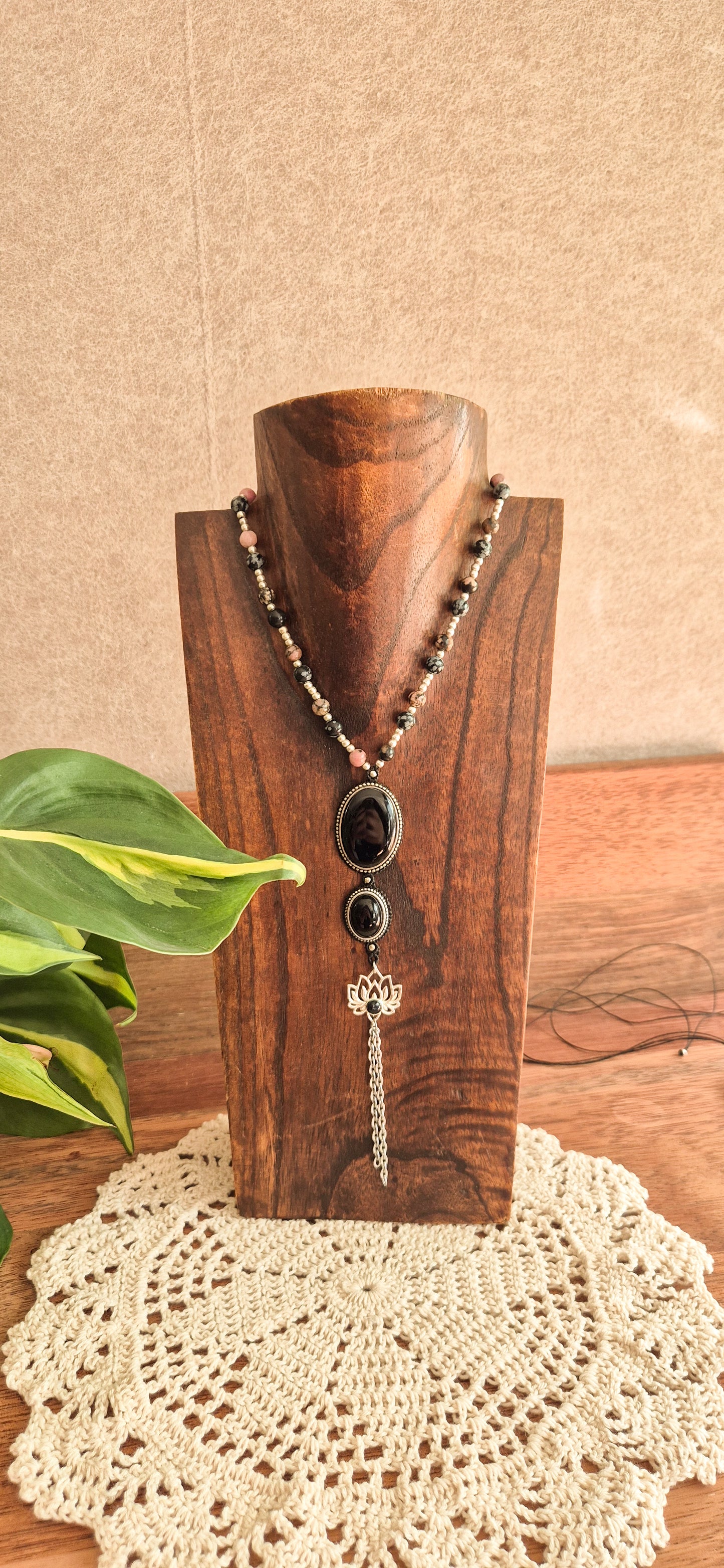 Freya – Customisable Micro‑Macramé Pendant (Handmade in Australia)