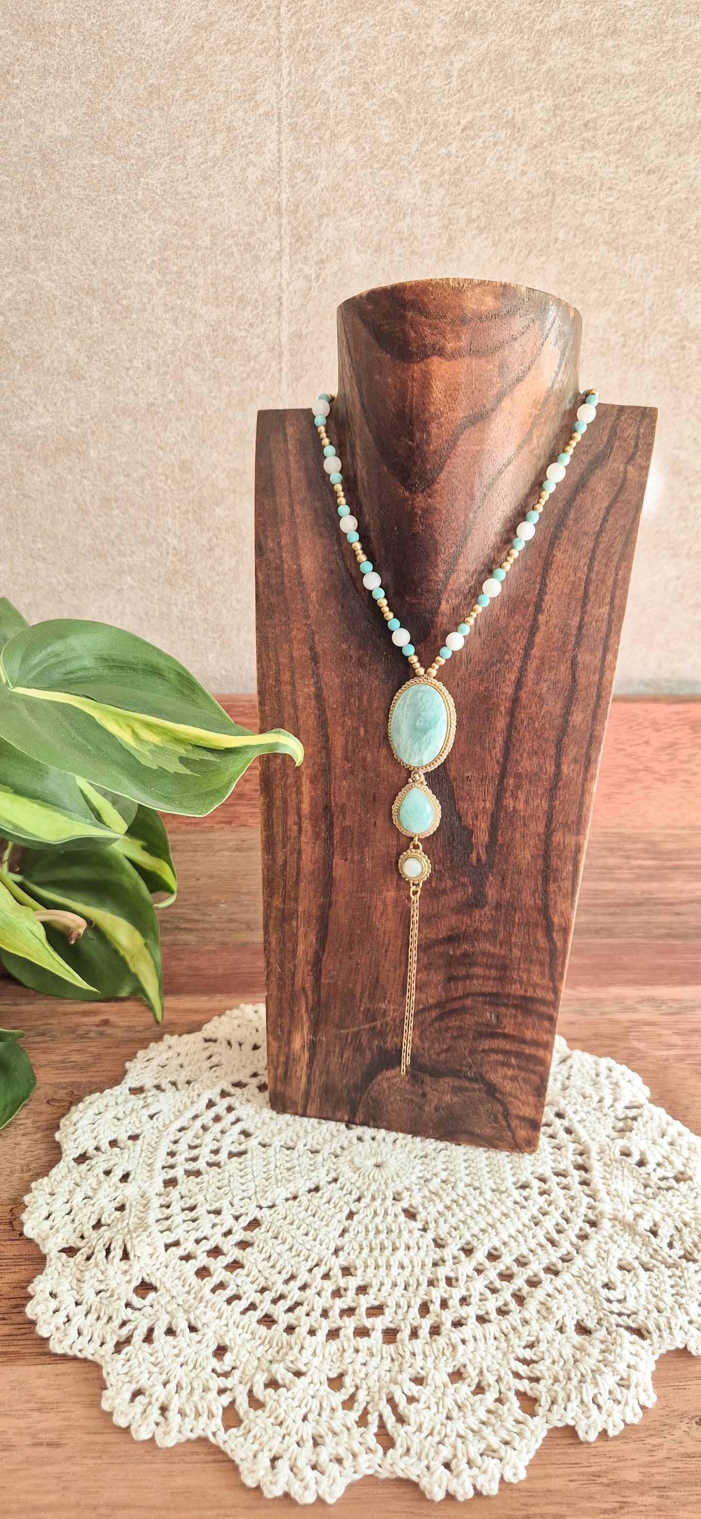 Freya – Customisable Micro‑Macramé Pendant (Handmade in Australia)