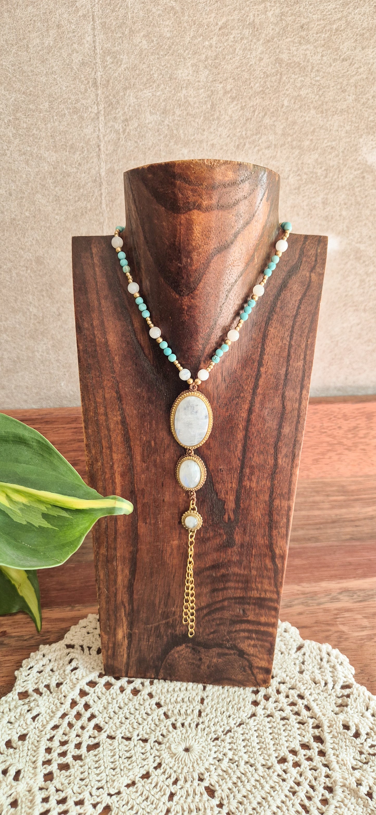 Freya – Customisable Micro‑Macramé Pendant (Handmade in Australia)
