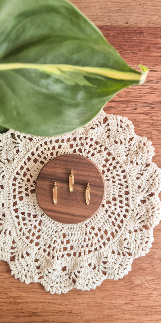 Aeris Charm - Raw Brass Charms – Jewellery Making Supplies (Macramé & Beading)