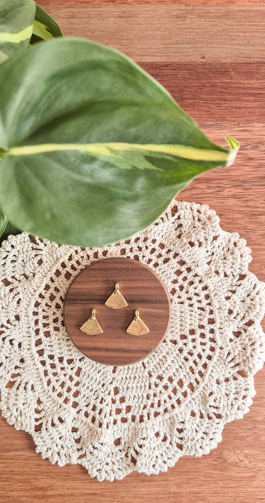 Vela Charm - Raw Brass Charms – (Jewellery Making Supplies)