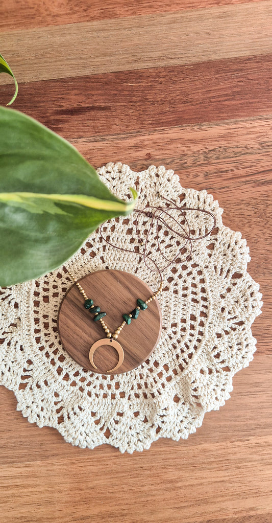 Elara – Customisable Micro‑Macramé Pendant (Handmade in Australia)