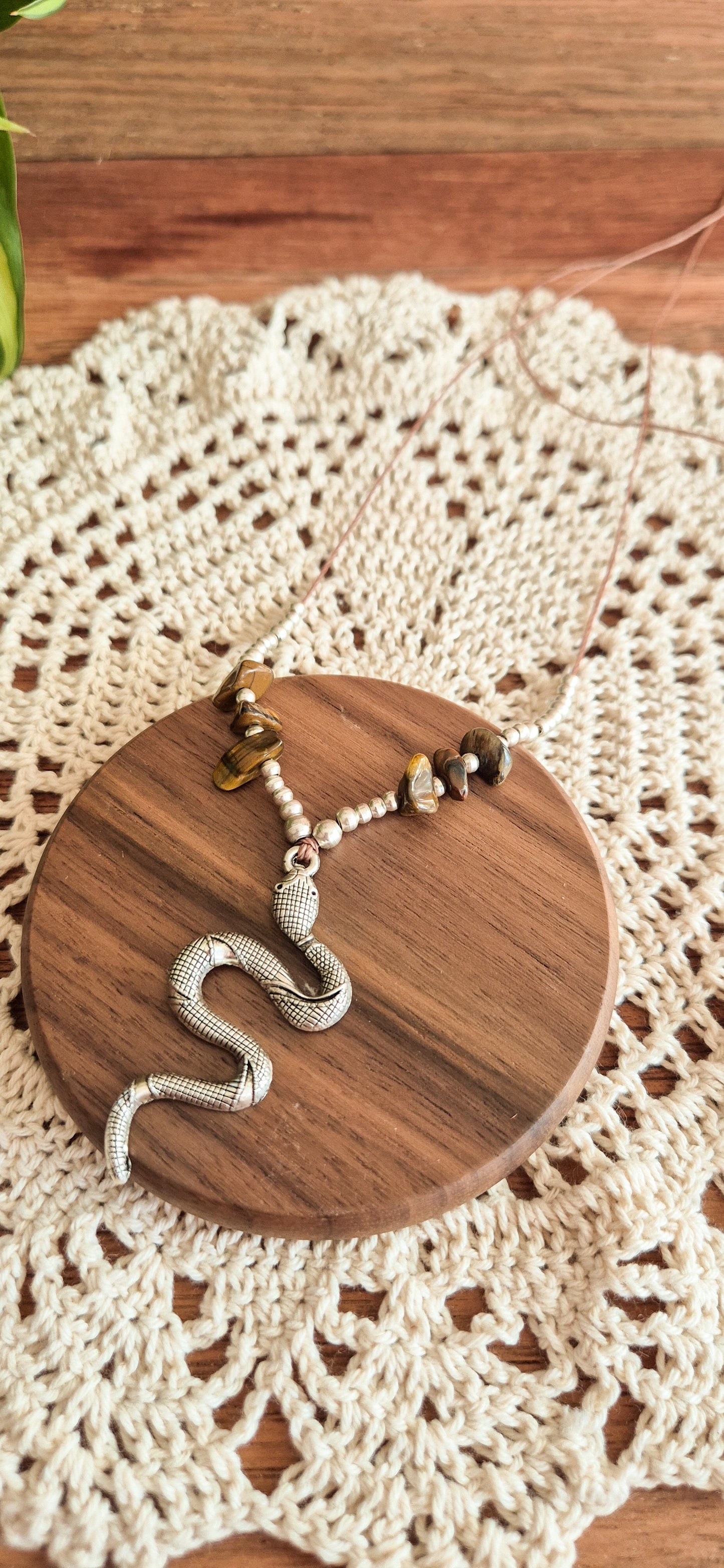 Elara – Customisable Micro‑Macramé Pendant (Handmade in Australia)