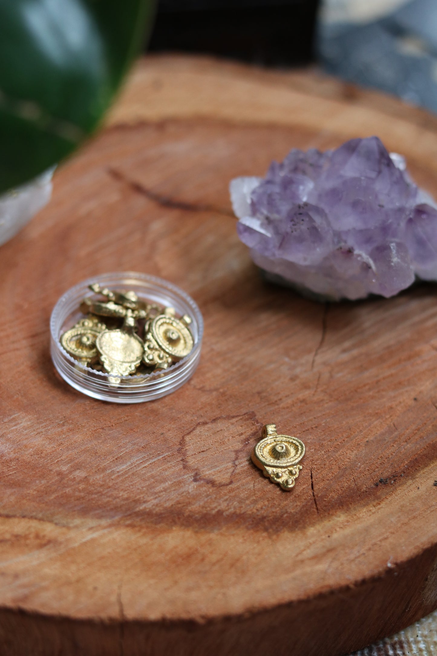 Brass charms