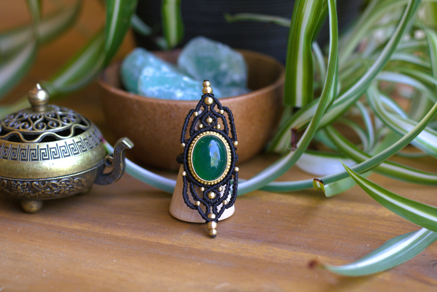 Green Onyx ring