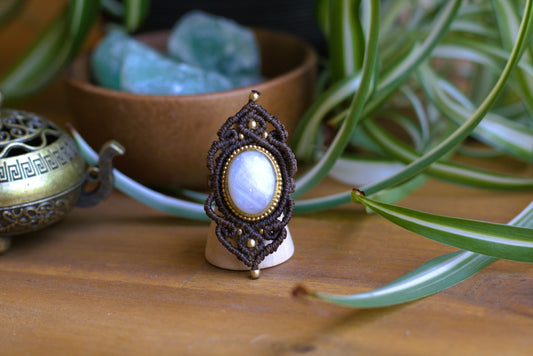 Moonstone ring
