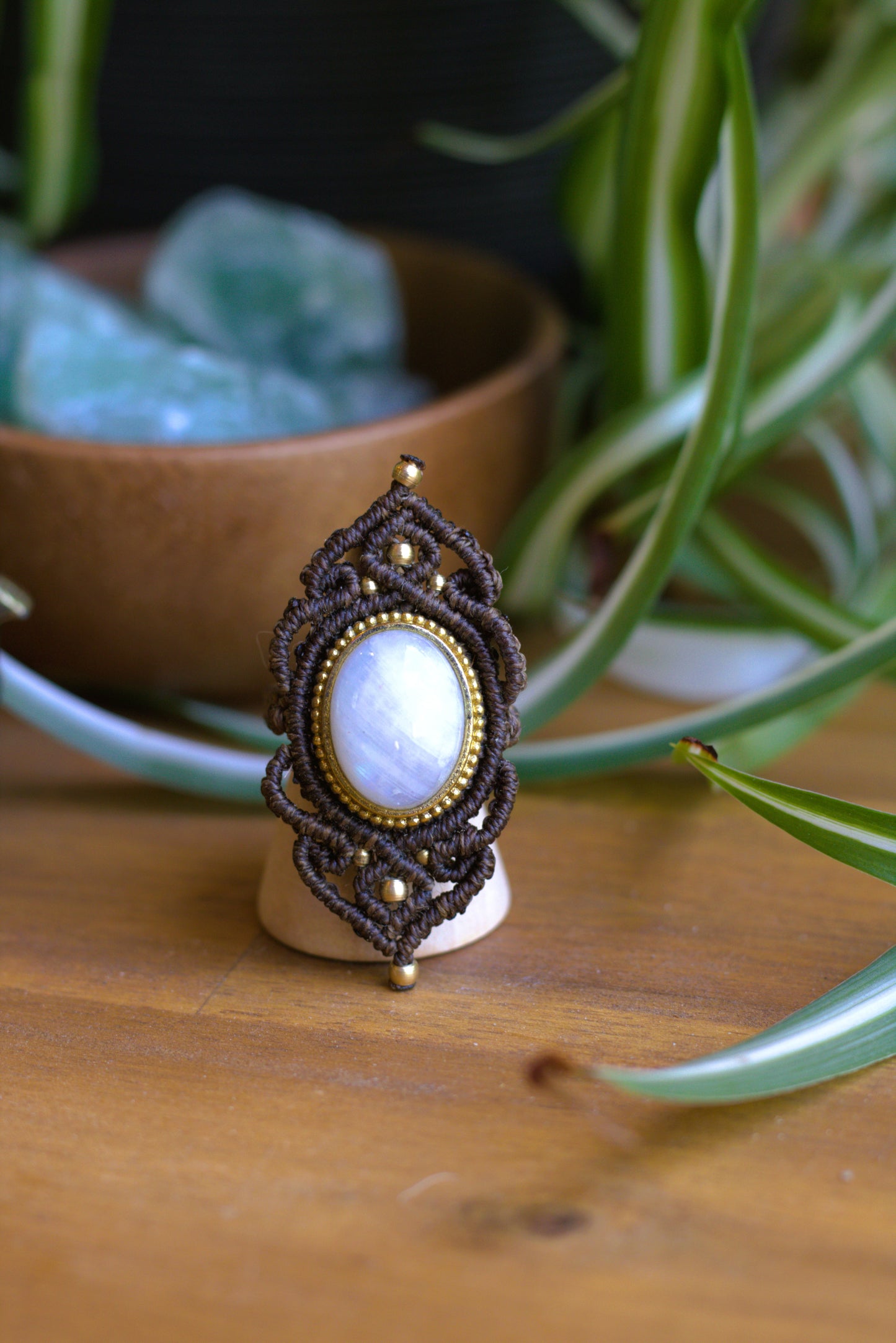 Moonstone ring