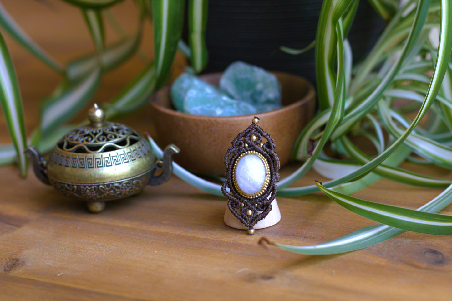 Moonstone ring