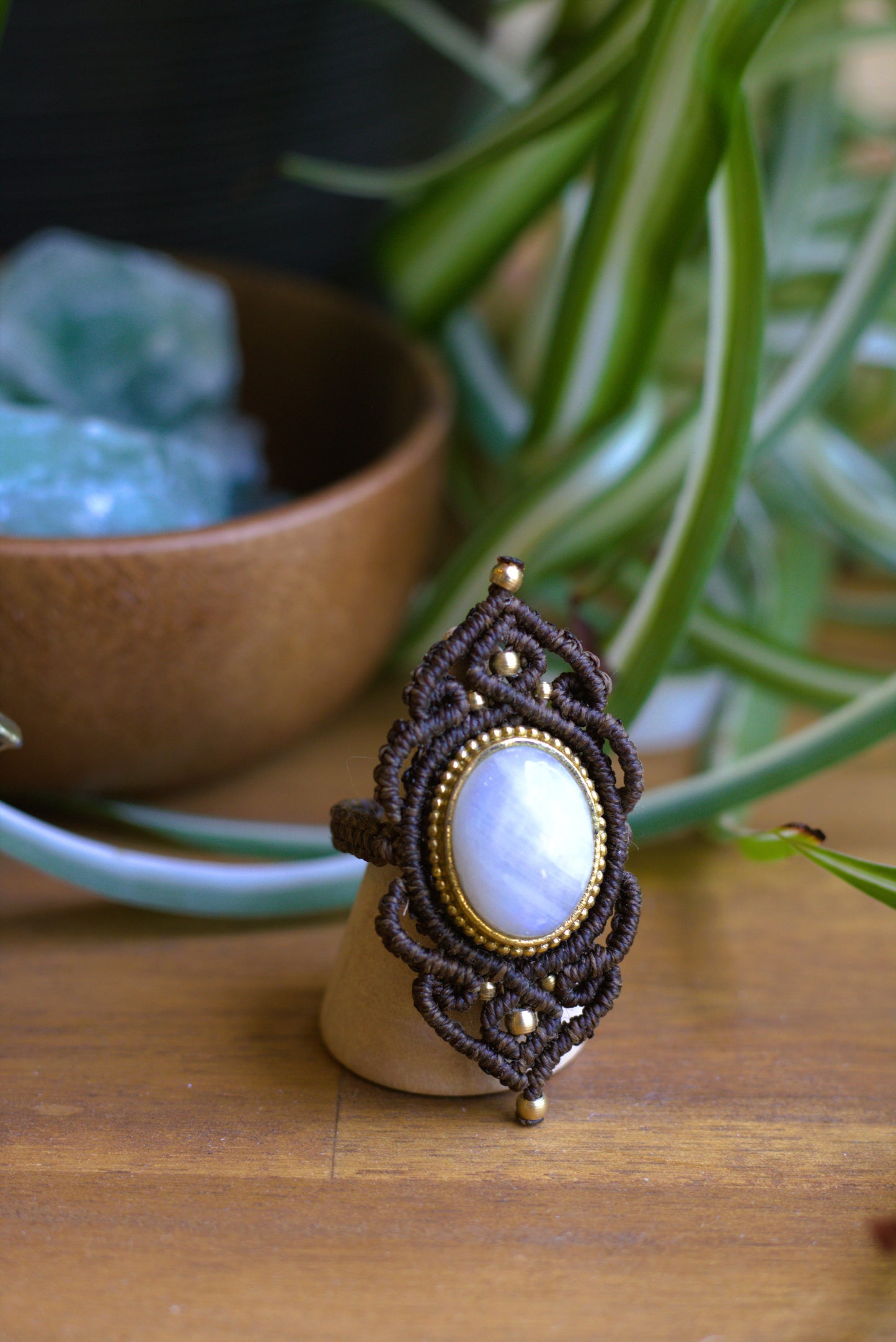 Moonstone ring