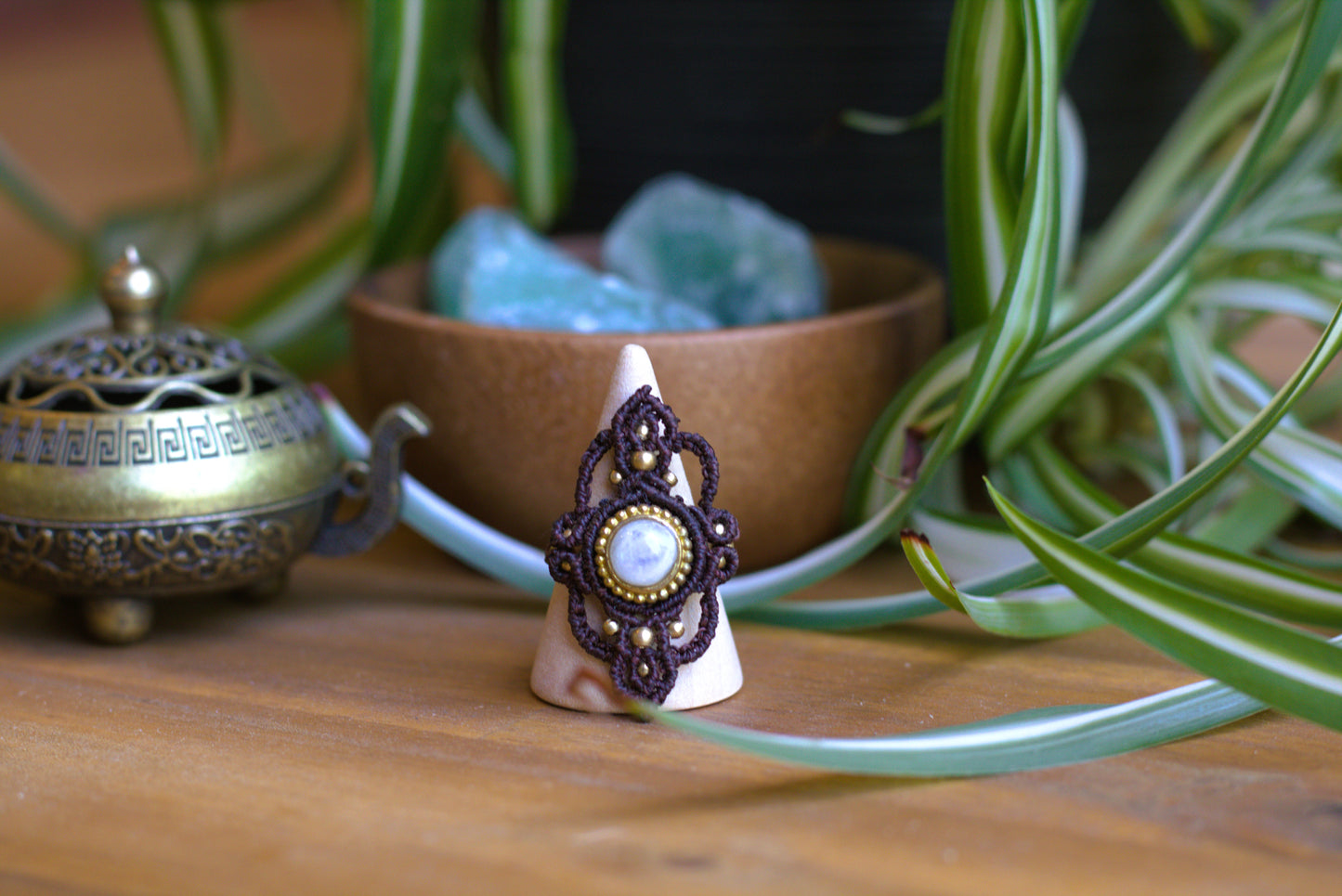 Moonstone ring