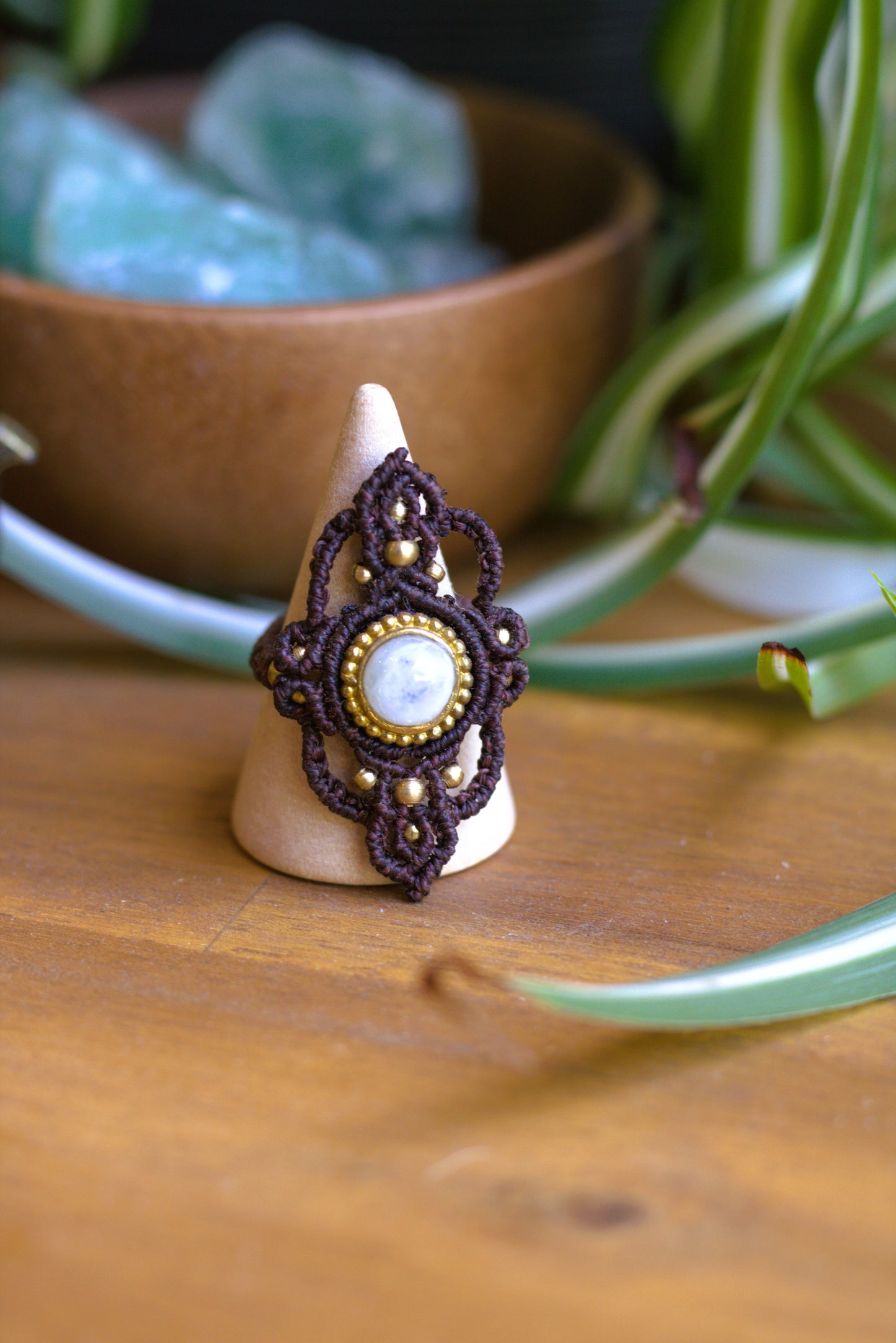 Moonstone ring