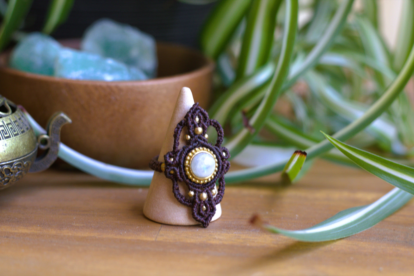 Moonstone ring