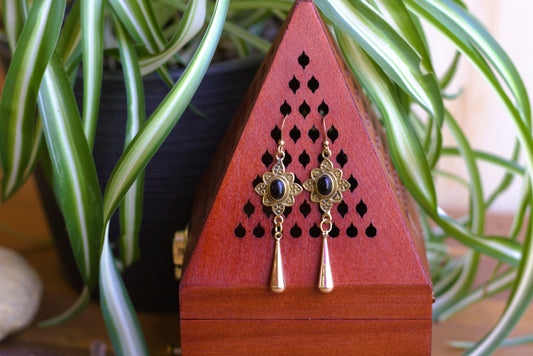 Earrings with charms